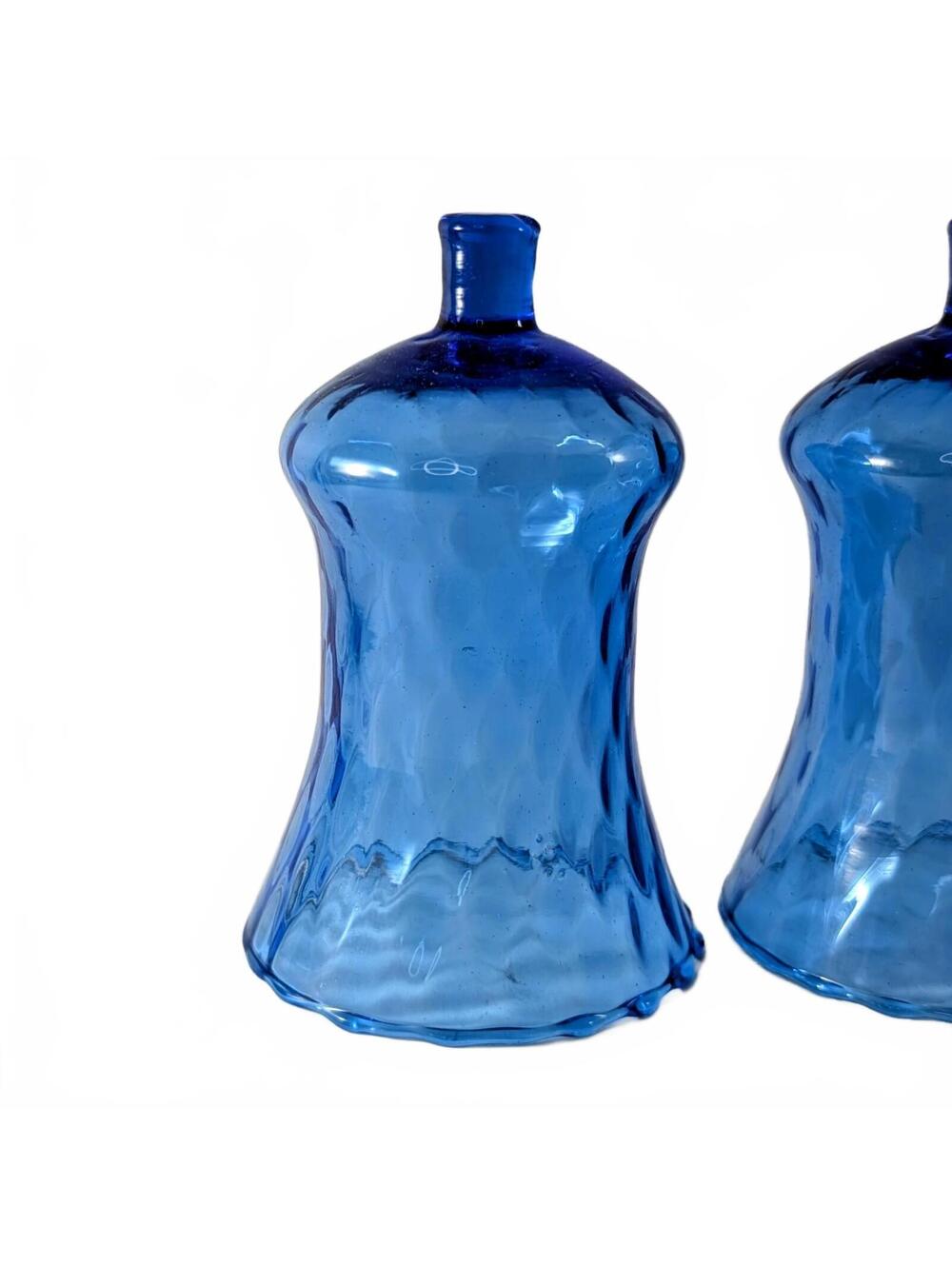 Homco Blue Honeycomb Diamond Pattern Votive Cups - Picture 2 of 2